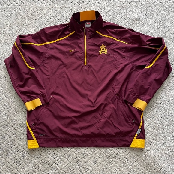Nike Other - Nike Fit Storm Arizona State Mens Windbreaker Size XL